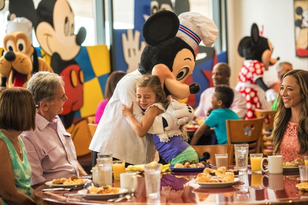 Disney World character meet-and-greets